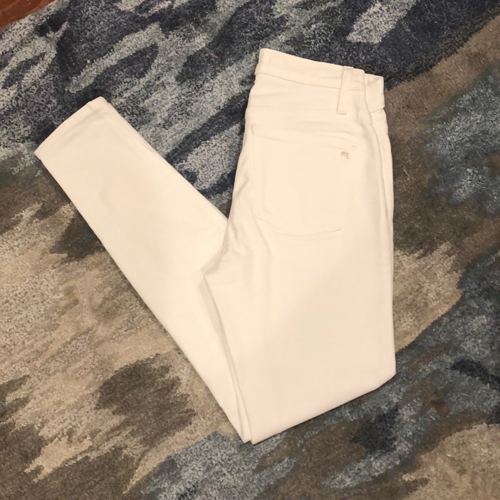 Madewell white jeans